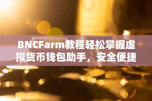 BNCFarm教程轻松掌握虚拟货币钱包助手，安全便捷管理你的数字资产