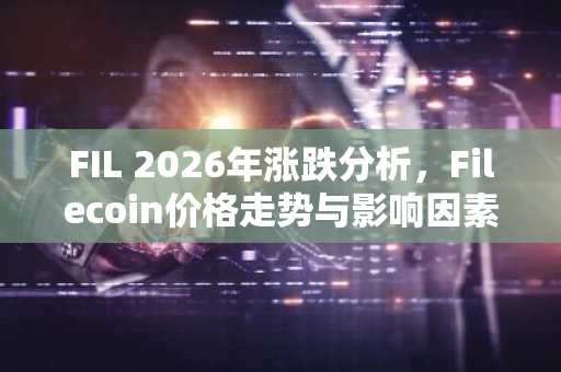FIL 2026年涨跌分析，Filecoin价格走势与影响因素