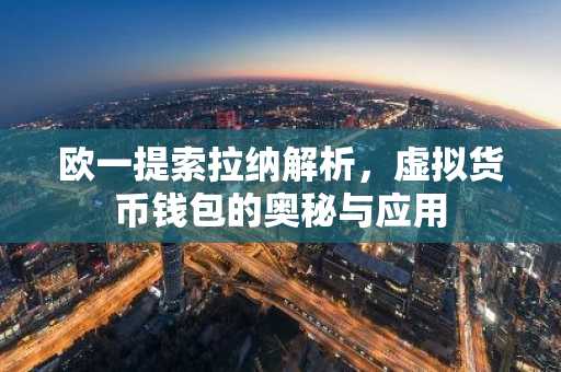 欧一提索拉纳解析，虚拟货币钱包的奥秘与应用