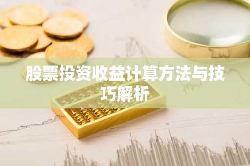 股票投资收益计算方法与技巧解析