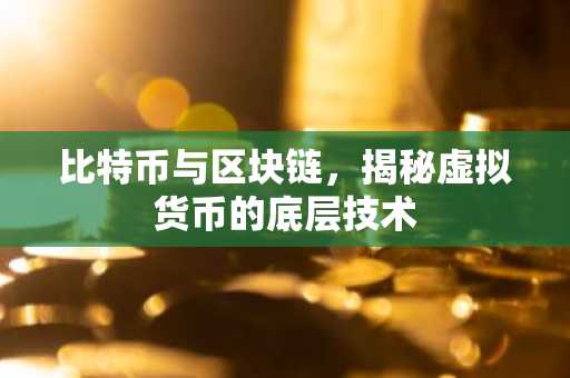 比特币与区块链，揭秘虚拟货币的底层技术