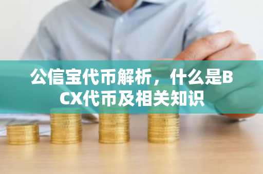 公信宝代币解析，什么是BCX代币及相关知识