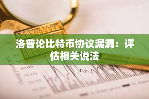 洛普论比特币协议漏洞:评估相关说法
