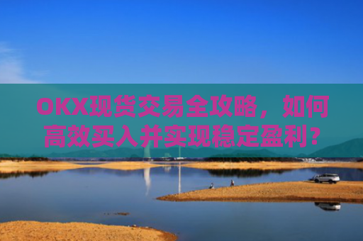 OKX现货交易全攻略,如何高效买入并实现稳定盈利?okex平台怎么买卖