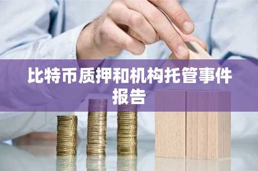 比特币质押和机构托管事件报告